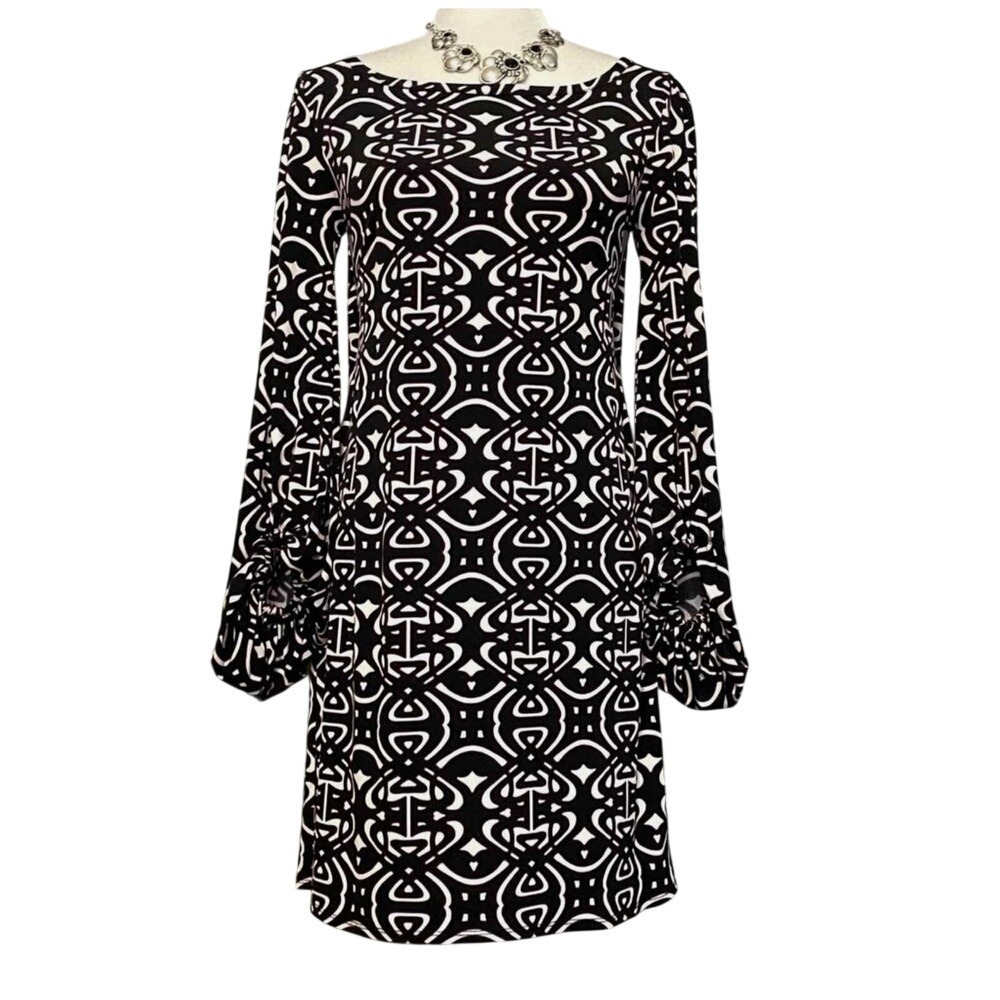 Laundry by Shelli Segal Geometric Mod Shift Dress - Size 2